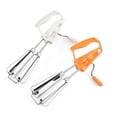 thumbnail image 2 of White Hand Mixer Egg Beater Stainless Steel Rotary Manual Mixer Kitchen Tools, 2 of 3
