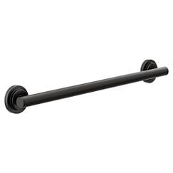 Moen YG0724BL Matte black 24" designer grab bar