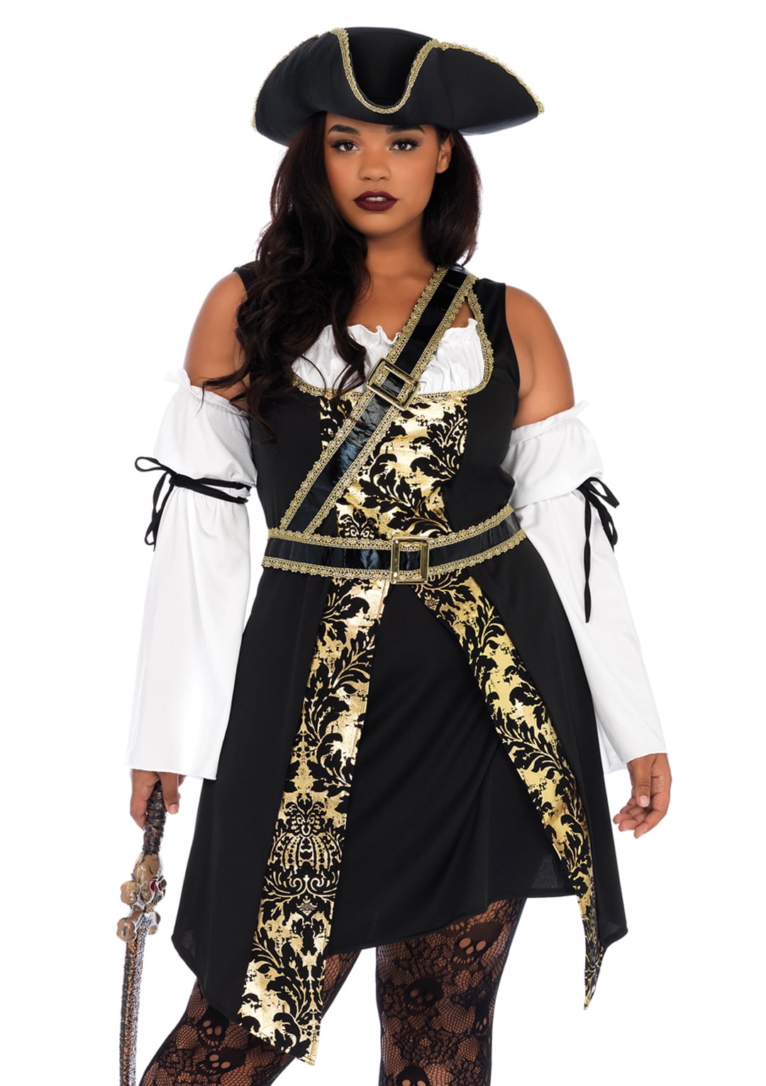 Plus Size Womens Leg Avenue pirate dress costume 