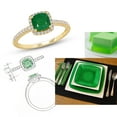 thumbnail image 5 of Everly Women's Emerald 14k Yellow Gold Ring, 5 of 9