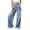 Blue, variant on Womens Jeans High Waisted Straight Wide Leg Jeans Casual Side Stripe Womens Denim Pants with Pocket Black Jeans Women Clothes for Women