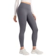 thumbnail image 2 of Yoga Leggings - High Waisted Soft Womens Workout Lounge Pants Gray XXL, 2 of 5