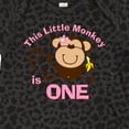 thumbnail image 4 of Inktastic Little Monkey Girl 1st Birthday Girls Baby Bodysuit, 4 of 5