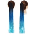 thumbnail image 4 of SEGO Ponytail Hair Extensions Donut with Rainbow Braiding Hair Professional Synthetic Fiber Braids Hair, 4 of 7
