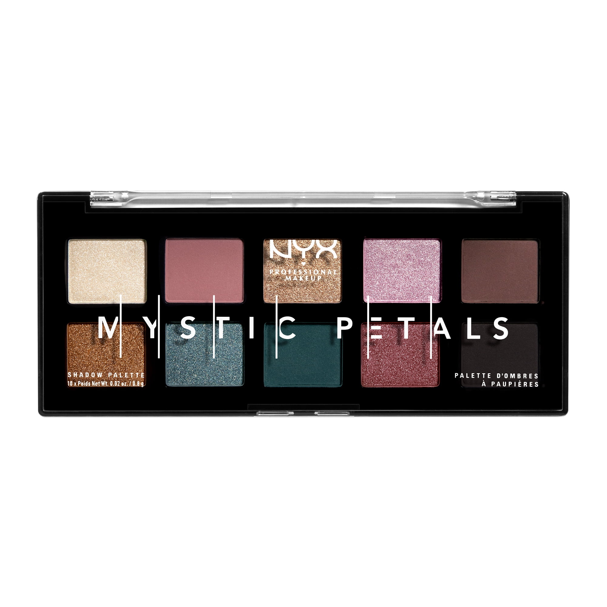 NYX Professional Makeup Mystic Petals Eyeshadow Palette, Dark Mystic ...