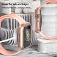 thumbnail image 4 of Compatible for Apple Watch Series SE2 /6 /5 /4 /SE 40mm Case with Screen Protector Accessories Slim Guard Thin Bumper Full Coverage Matte Hard Cover Defense Edge for iWatch Women Men GPS (Gold), 4 of 5