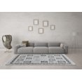 thumbnail image 3 of Ahgly Company Indoor Round Oriental Gray Modern Area Rugs, 6' Round, 3 of 4