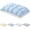 Blue, variant on Comfortable Breathable Cloud Sleeping Pillow, Soft Quilted Cooling Pillow with Machine Washable Cover for Side & Back Sleepers