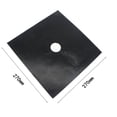 thumbnail image 5 of Cubiertas para quemadores de estufas, protectores para estufas de gas, color negro, doble espesor, reutilizables, antiadherentes, revestimientos de limpieza rápida para cocina/cocina, 5 of 5