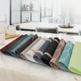 thumbnail image 6 of Placemats, Vinyl Woven Place Mats for Kitchen Table Indoor/Outdoor, Washable Wipeable Dining Green Sunflower Placemats Set of 4, 12x18 Inch, 6 of 7