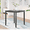 Gray, variant on PAPROOS Wooden Dining Table, Square Counter Height Kitchen Table for Small Space, Solid Acacia Wood Dinner Table for 4, Walnut(Only Table)