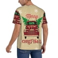 thumbnail image 2 of Lsque Christmas Vintage Red Truck Pattern Mens Polo Golf Shirts Funny Graphics Shorts Sleeve Button Shirts Baseball T-shirt-X-Large, 2 of 7
