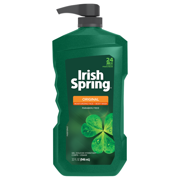 Irish Spring Body Wash Pump, Original 32 fluid ounce