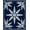 Blue, Pattern 2, variant on ODIKA 4'x6' Machine Washable Non-Slip Area Rug, Joyful Celebration Yuletide Hearth Embellishment Family Gathering High Traffic Rug, Red, 607307