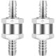 thumbnail image 1 of ZHAOCHENG Válvula de retención unidireccional de aleación de aluminio de 2 piezas de 10mm para sistemas de combustible de baja presión de carburador diésel de gasolina, 1 of 5