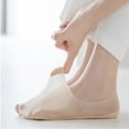 thumbnail image 7 of TELOLY 2Pairs Womens No Show Socks,Mesh Breathable No Show Socks Womens for Flats,Quick-Dry Invisible Flat Socks for Women,Color, 7 of 7