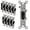 Black, variant on ENERLITES Toggle Light Switch, Single Pole, 15A 120-277V, Grounding Screw, Residential Grade, UL Listed, 88115-W-10PCS, White (10 Pack), 10 Count