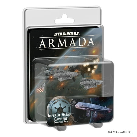 Star Wars Armada: Imperial Assault Carriers Expansion Miniature Game for ages 14 and up, from Asmodee