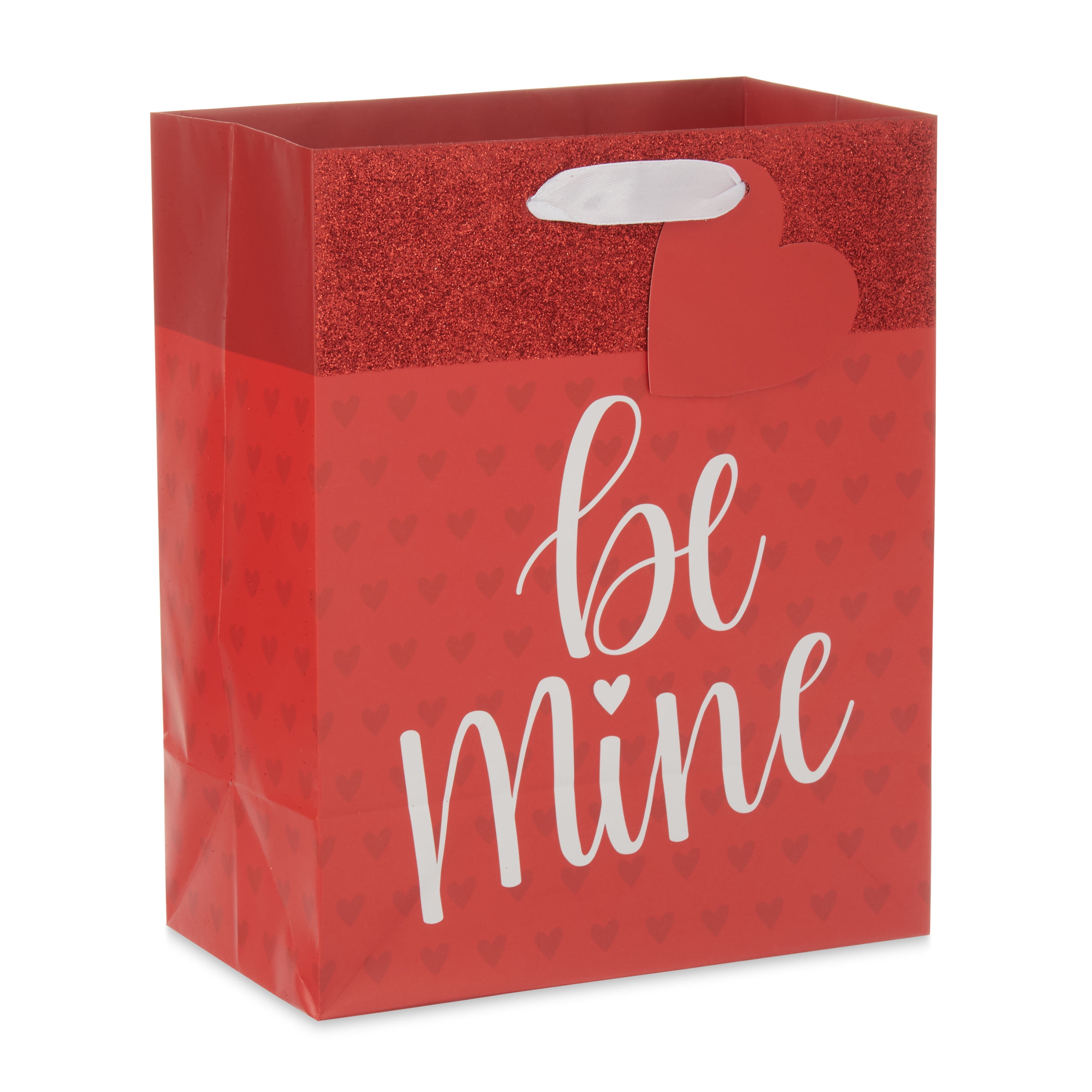 WAY TO CELEBRATE! Way To Celebrate Valentine's Day Be Mine Cub Gift Bag, Multi-Color, Paper