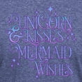 thumbnail image 3 of CafePress - UNICORN KISSES And MERMAID WISHES T Shirt - Mens Tri-blend T-Shirt, 3 of 4