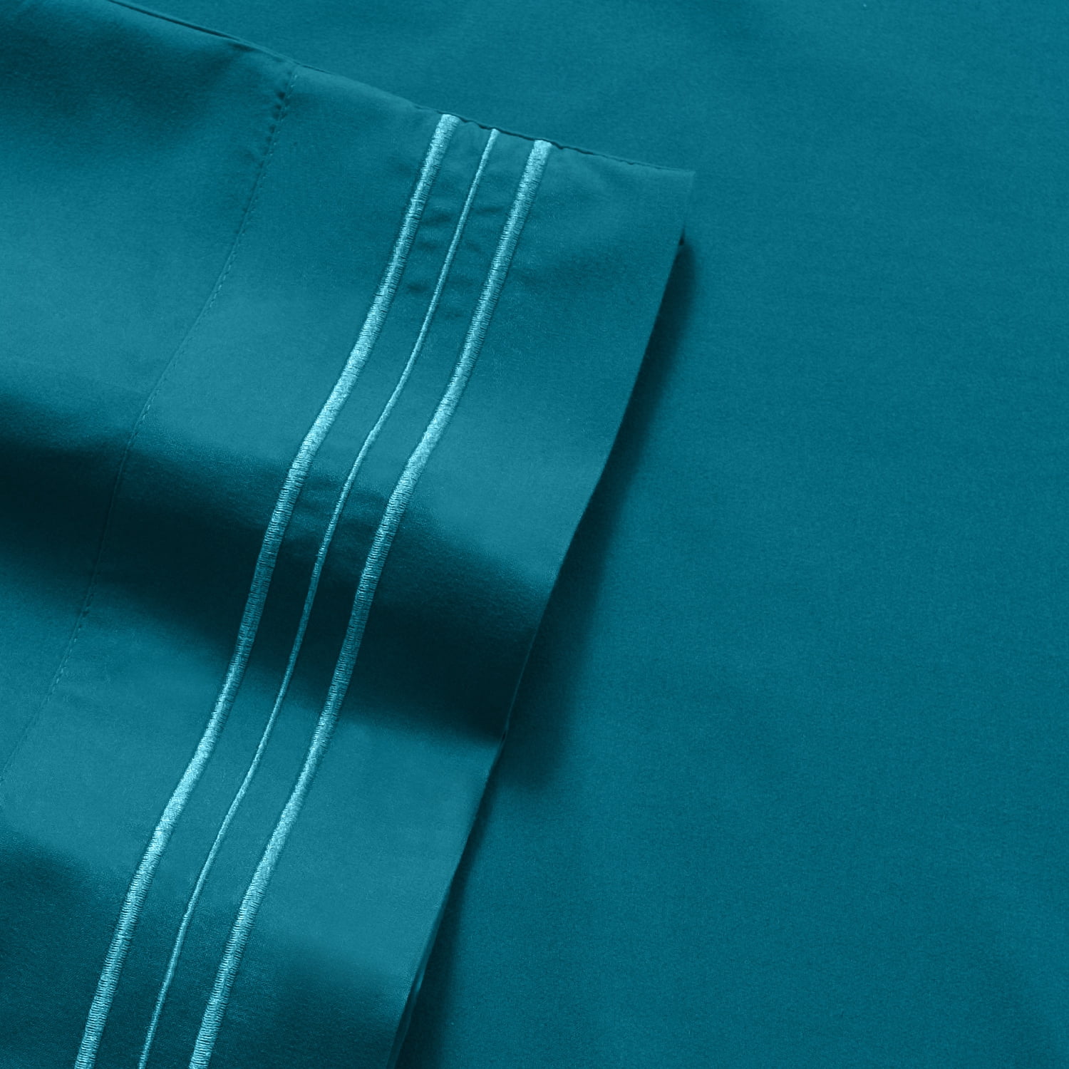 Sweet Home Collection 1800 Series Bed Sheets - Extra Soft Microfiber Deep Pocket Sheet Set - Teal, California King