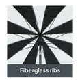 thumbnail image 6 of Better Homes & Gardens Premium 9' B&W Market Umbrella, Fiberglass Ribs, Crank Lift, 3-Angle Tilt, 6 of 9