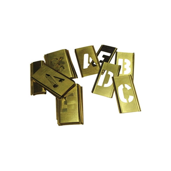 C.H. Hanson 2-inch 33 pcs Stencil Letter Set