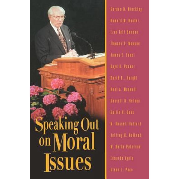 Pre-Owned Speaking Out On Moral Issues (Paperback) 1570086362 9781570086366