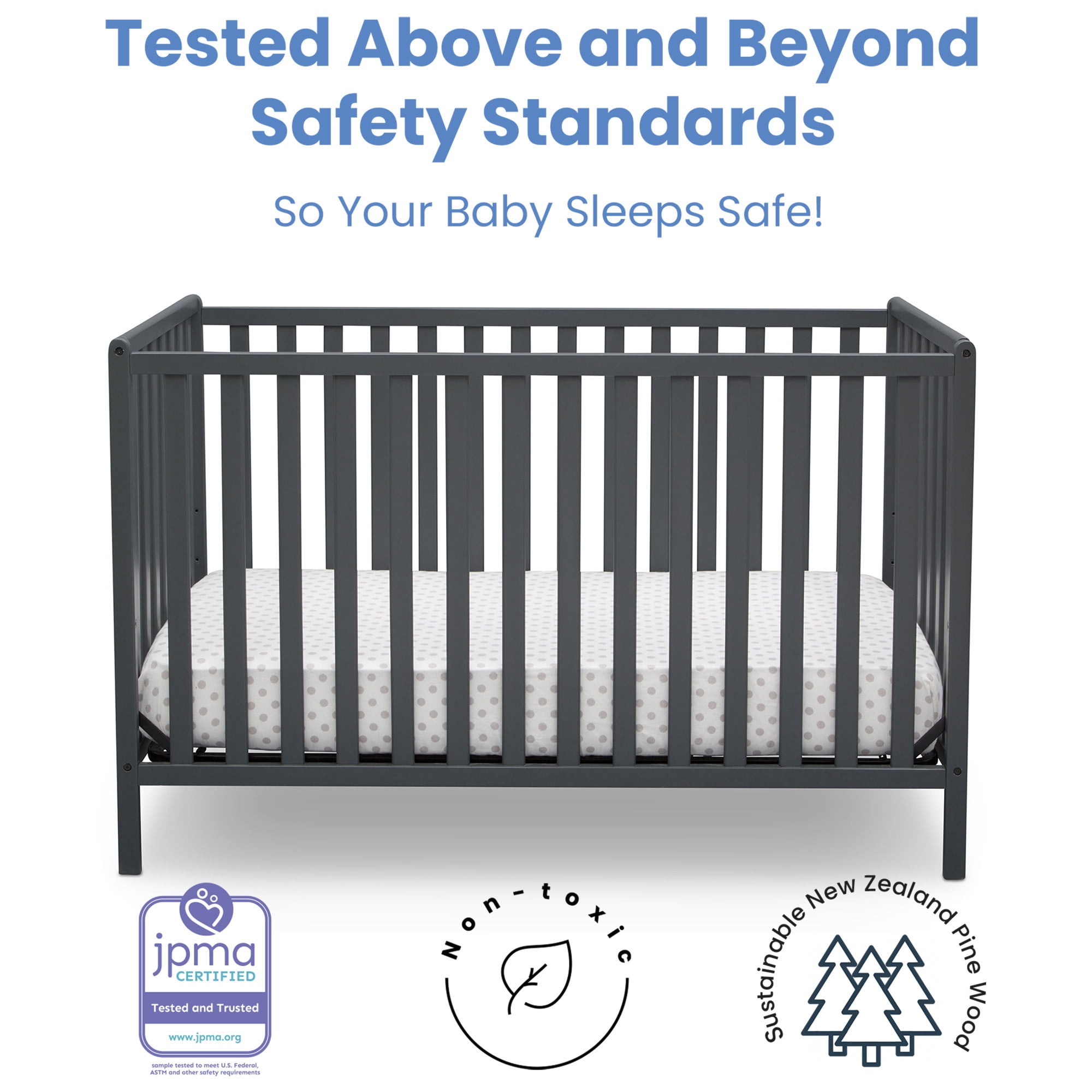 delta children heartland crib