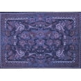thumbnail image 1 of Ahgly Company Indoor Rectangle Animal Blue Traditional Area Rugs, 2' x 4', 1 of 4