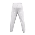 thumbnail image 2 of YUELONGHU Adult Men Casual Pants Mens Cargo Pants Baggy 2026 Autumn and Winter Men's Casual and Comfortable Solid Color Jacquard Drawstring Straight Leg Leg Leg Pants, 2 of 5