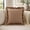 Brown, variant on Fennco Styles 5" Ruffled Edge Pure Cotton Decorative Throw Pillow Cover 18" X 18" - Green Elegant Vintage Cushion Cover for Sofa, Bed, Couch and French Country Décor