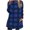 Blue, variant on Women's Fluffy Oversized Sweatshirts Fuzzy Fleece Long Sleeve Crewneck Plaid Pullover Sweater Tops Plush Tunic Sweatshirts(Blue,Medium)