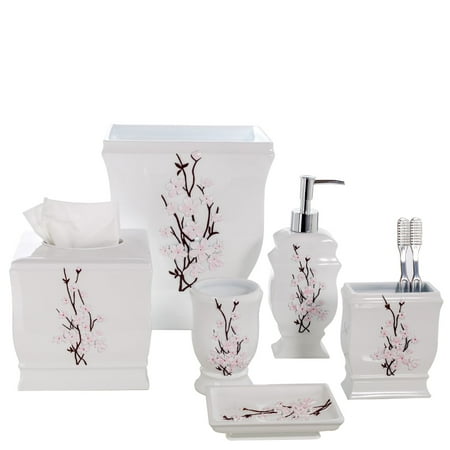 Creative Scents Vanda 6 Piece Bath Accessory Set Creative Scents Vanda 6 Piece Bath Accessory Set