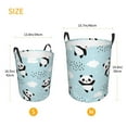 thumbnail image 5 of Balery Cute Panda Bear Round Laundry Basket with Handles Waterproof Freestanding Laundry Hamper for Clothes Toys in the Dorm and Family-Medium, 5 of 8