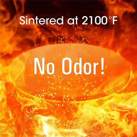 2X Pizza Stone for Baking-Cordierite Pizza Stone Plate for Bbq Grill Oven-Cook and Pizza Bread Cheese-Round 30.5cm