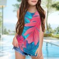 thumbnail image 5 of Grblisyd Girls Tank Tops Tropical Sleeveless Undershirts Crew Neck Casual Summer T-Shirt Kids Cute Cami Tanks 10-12 Years, 5 of 5