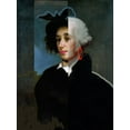 thumbnail image 2 of Vess, June Erica 12x14 White Modern Wood Framed Museum Art Print Titled - Cheeky Master George, 2 of 4