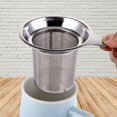 thumbnail image 2 of beauty 1Pc Reusable Metal Tea Mesh Infuser Stainless Steel Cup Tea Strainer Tea Leaf Filter With Handle Kitchen Accessories, 2 of 4