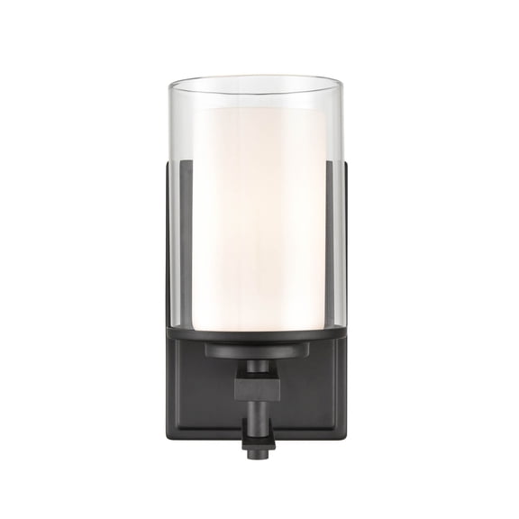 Millennium Lighting  Huderson 1 Light Wall Sconce in Multiple Finishes Matte Black Black Matte