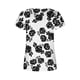 thumbnail image 4 of Fiudx Ofertas y Liquidaciones Blusa Holgada de Manga Corta con Cuello En V Informal Estampada a La Moda para Mujer, 4 of 5