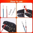 thumbnail image 3 of Kit de 24 Tipos de Conectores de Terminales de Cables Eléctricos para Automóvil - 459 Piezas de Conectores de Crimpado Eléctricos Automotrices de 1 A 3,5 mm, 3 of 6