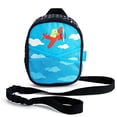 thumbnail image 1 of Brica Mochila de seguridad para niños pequeños con arnés y correa By-My-Side, búho, azul, 1 of 3