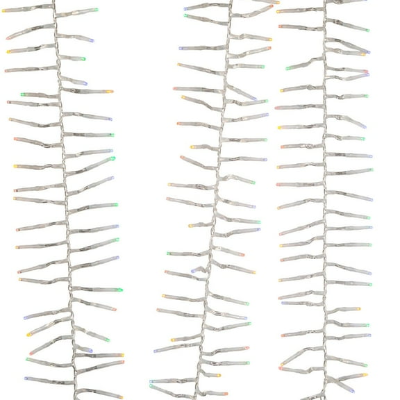 Kurt Adler 1000-Light 32.8-Foot Multicolored LED Cluster Garland