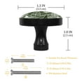 thumbnail image 3 of 4 Pcs Leaves Knobs for Kitchen Cabinet Cupboard Dresser Bookcase Drawer Pulls Handles Round Home Decor, 3 of 5