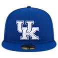 thumbnail image 2 of Men's New Era Royal Kentucky Wildcats 59FIFTY Fitted Hat, 2 of 6