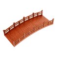 TUIBELY Miniature Wood Bridge Model Fake Bridge Model Wooden Bridge