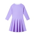 thumbnail image 4 of Girls Rash Guard Swimwear Sun Protection Long Sleeve Flounce Printed Girl Bathing Suit 4-5 Years, 4 of 9
