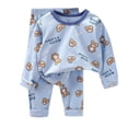 thumbnail image 1 of WEAIXIMIUNG Christmas Solid Color Children's Hoodie Set With Thick Fall And Winter Homewear Pajamas 140-150cm, 1 of 5