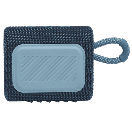 JBL - GO3 Portable Waterproof Wireless Speaker - Blue